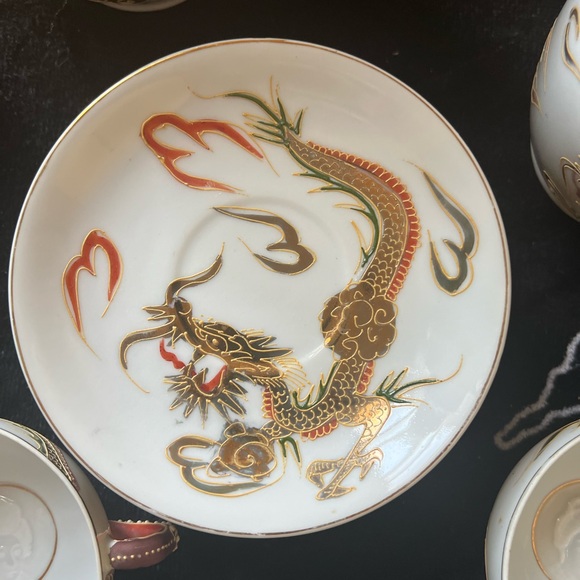 Antique Dragonware teaset - Picture 12 of 16